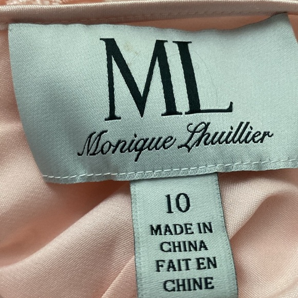 ML Monique Lhuillier French Kiss Frock Dress Size 10 ( C-5) - Picture 7 of 9